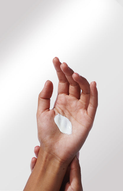 Burn Cream on skin